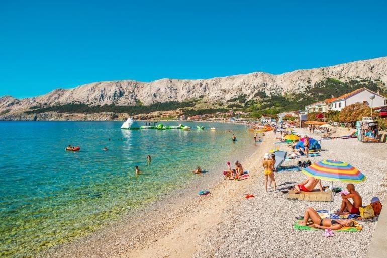 Mirjana F Apartaments Baška Kültér fotó