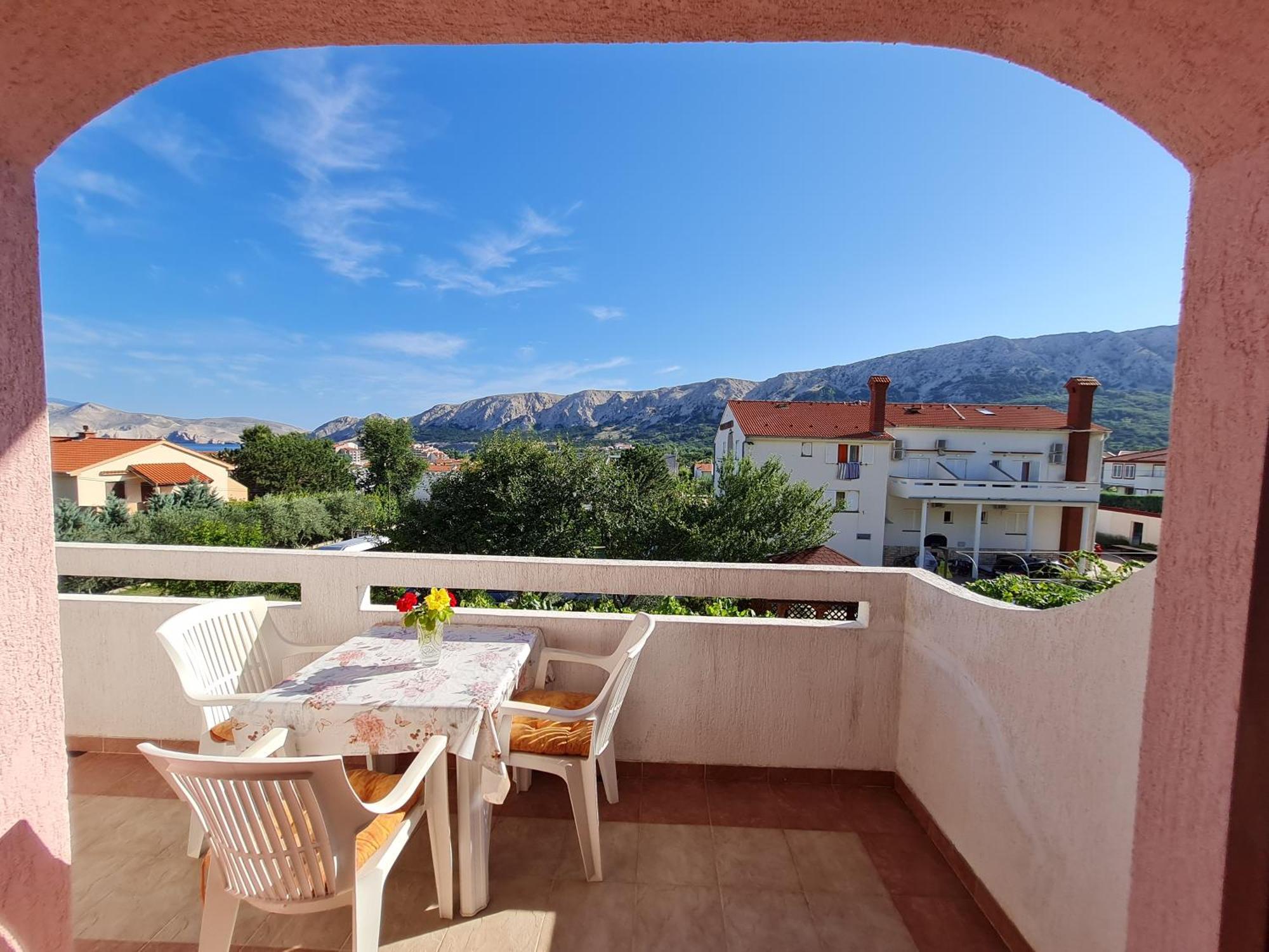 Mirjana F Apartaments Baška Kültér fotó