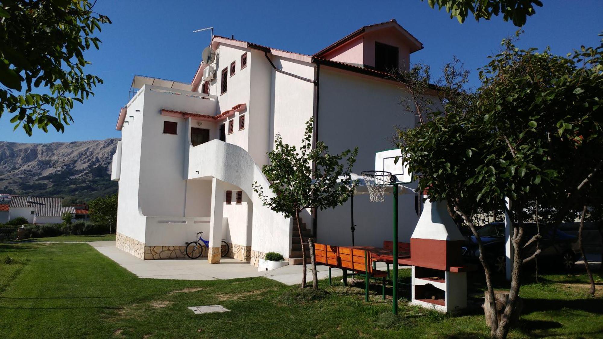 Mirjana F Apartaments Baška Kültér fotó