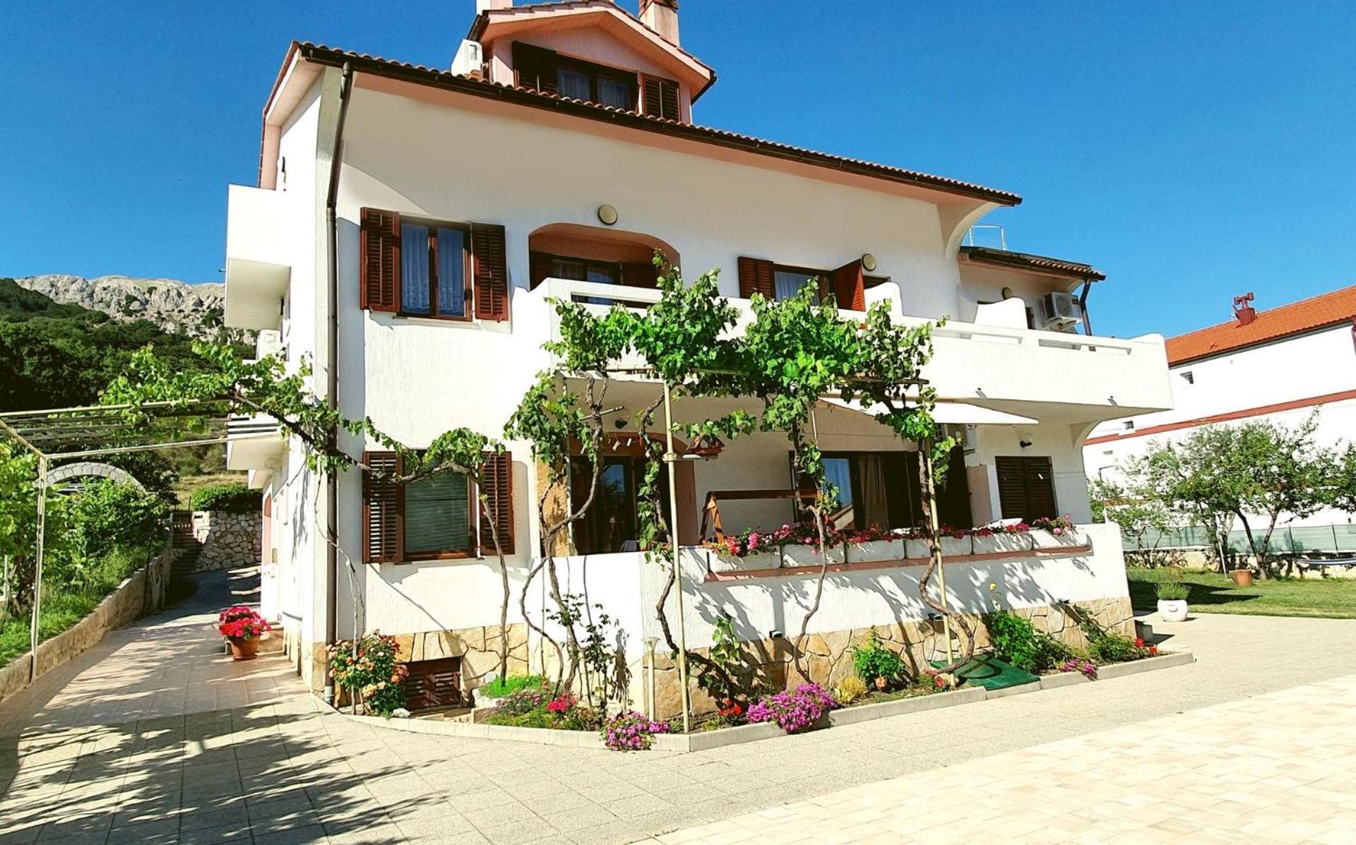 Mirjana F Apartaments Baška Kültér fotó