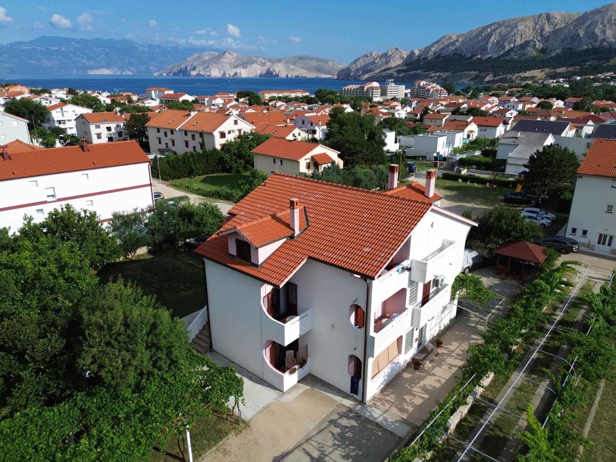 Mirjana F Apartaments Baška Kültér fotó