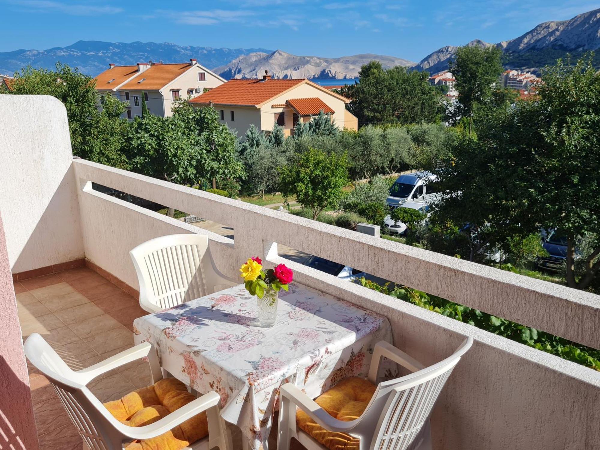 Mirjana F Apartaments Baška Kültér fotó