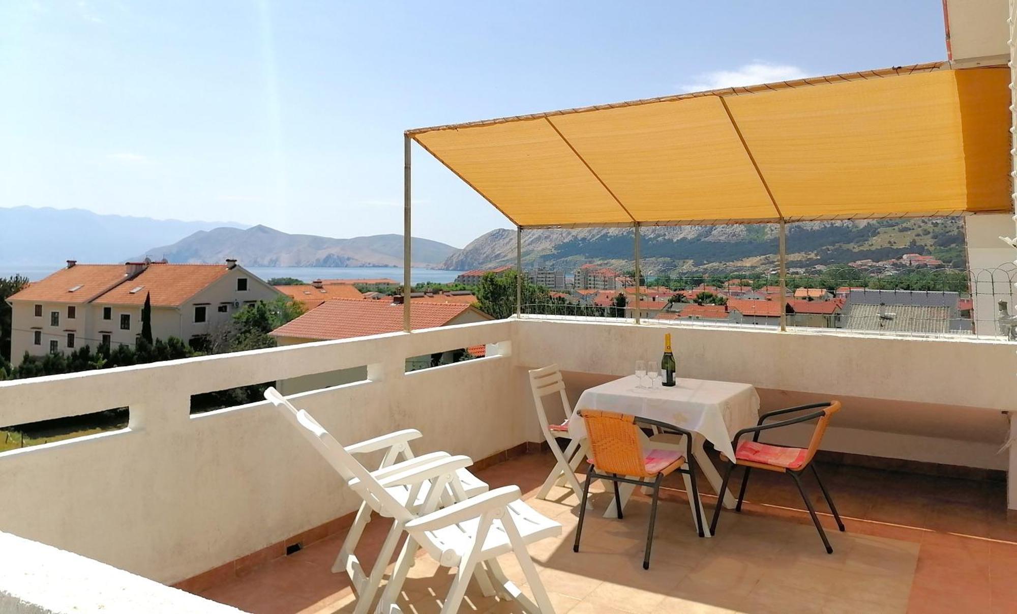 Mirjana F Apartaments Baška Kültér fotó